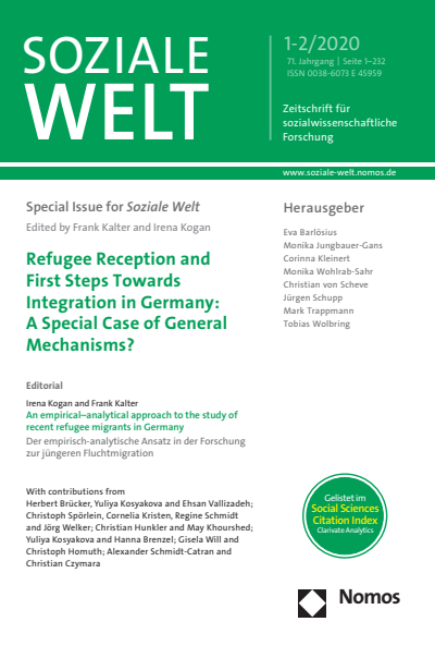 Has There Been A Refugee Crisis New Insights On The Recent Refugee Arrivals In Germany And Their Integration Prospects Ebook 2020 0038 6073 Nomos Elibrary