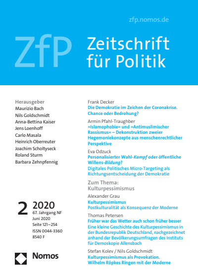 ZfP Zeitschrift für Politik - Nomos eLibrary