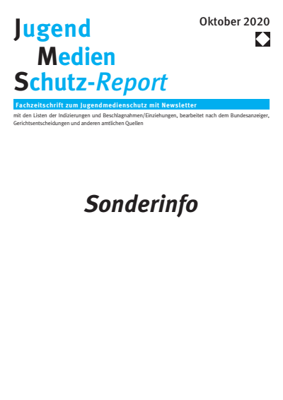 Issue Sonderinfo Cover