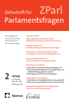 ZParl Zeitschrift für Parlamentsfragen