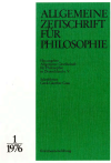 Allgemeine Zeitschrift für Philosophie (AZP)