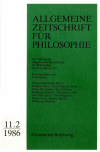 Allgemeine Zeitschrift für Philosophie (AZP)