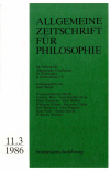 Allgemeine Zeitschrift für Philosophie (AZP)