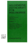 Allgemeine Zeitschrift für Philosophie (AZP)