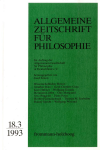 Allgemeine Zeitschrift für Philosophie (AZP)