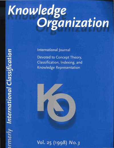 KO KNOWLEDGE ORGANIZATION