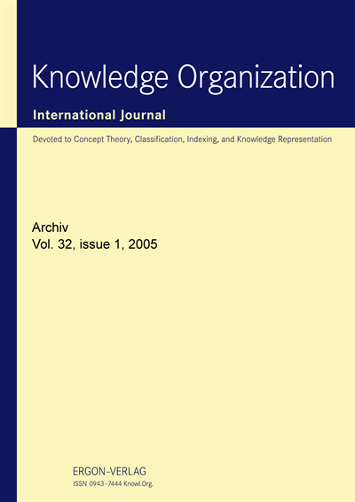 KO KNOWLEDGE ORGANIZATION