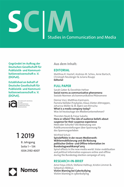 SCM Studies in Communication and Media