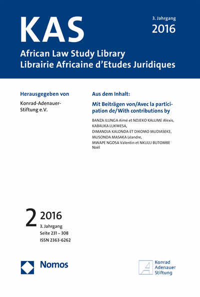KAS African Law Study Library