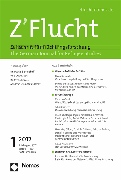 Z'Flucht. Zeitschrift für Flucht- und Flüchtlingsforschung