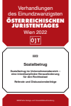 Österreichischer Juristentag - Sozialbetrug