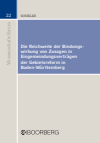 Christine Schielke - Die Reichweite der Bindungswirkung von Zusagen in Eingemeindungsverträgen der Gebietsreform in Baden-Württemberg