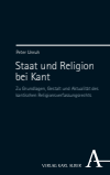 Peter Unruh - Staat und Religion bei Kant