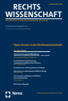 Hanjo Hamann, Daniel Hürlimann - Open Access in der Rechtswissenschaft