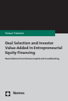Simon Tatomir - Deal Selection and Investor Value-Added in Entrepreneurial Equity Financing