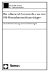 Deutsches Institut für Menschenrechte - Die »General Comments« zu den VN-Menschenrechtsverträgen