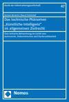 Roman Konertz, Raoul Schönhof - Das technische Phänomen „Künstliche Intelligenz“ im allgemeinen Zivilrecht