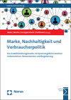 Dirk-Mario Boltz, Manfred Bruhn, Andrea Gröppel-Klein, Kai-Uwe Hellmann - Marke, Nachhaltigkeit und Verbraucherpolitik