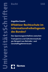 Angelika Gerold - Effektiver Rechtsschutz im Informationsfreiheitsgesetz des Bundes?