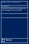 Benedikt Bielefeld - Verfahrensfragen bei der Anpassung von Verträgen nach § 313 BGB