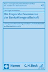 Christoph Badenheim - Die Corporate Governance der Bankaktiengesellschaft
