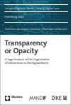 Simone Kuhlmann, Fabrizio De Gregorio, Martin  Fertmann, Hannah Ofterdinger, Anton Sefkow - Transparency or Opacity