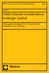 Qian Li - Public Interest Considerations in Merger Control