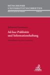 Johannes Gansmeier - Ad-hoc-Publizität und Informationshaftung