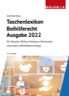 Gottfried Nitze - Taschenlexikon Beihilferecht Ausgabe 2022