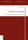 Julia Fromm - Privatautonome Vorsorge