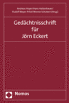 Hans Hattenhauer, Andreas Hoyer, Rudolf Meyer-Pritzl, Werner Schubert - Gedächtnisschrift für Jörn Eckert