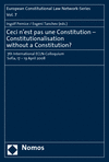 Ingolf Pernice, Evgeni Tanchev - Ceci n'est pas une Constitution - Constitutionalisation without a Constitution?
