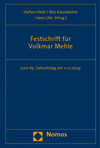 Stefan Hiebl, Nils Kassebohm, Hans Lilie - Festschrift für Volkmar Mehle