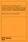 Hans-Jörg Schmidt-Trenz, Rolf Stober - Jahrbuch Recht und Ökonomik des Dritten Sektors 2009/2010 (RÖDS)