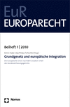 Armin Hatje, Jörg Philipp Terhechte - Grundgesetz und europäische Integration