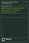 Detlef Czybulka - Marine Nature Conservation and Management at the borders of the European Union