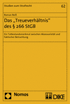 Roman Reiß - Das "Treueverhältnis" des § 266 StGB