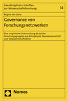 Regina von Görtz - Governance von Forschungsnetzwerken
