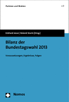Eckhard Jesse, Roland Sturm - Bilanz der Bundestagswahl 2013