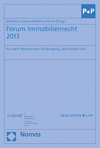 Matthias Casper,  Durst - Forum Immobilienrecht 2013