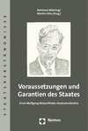 Reinhard Mehring, Martin Otto - Voraussetzungen und Garantien des Staates