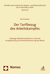 Paul Gooren - Der Tarifbezug des Arbeitskampfes