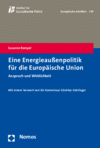 Susanne Rompel - Eine Energieaußenpolitik für die Europäische Union