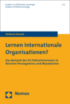 Stefanie Dreiack - Lernen Internationale Organisationen?