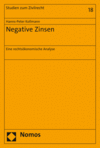 Hanns-Peter Kollmann - Negative Zinsen