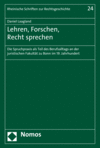 Daniel Laagland - Lehren, Forschen, Recht sprechen