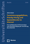 Jonas Jossen - Terminierungsgebühren, Priority Pricing und Spezialdienste im Internet