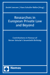 André Janssen, Hans Schulte-Nölke - Researches in European Private Law and Beyond