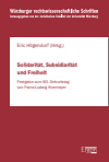Eric Hilgendorf - Solidarität, Subsidiarität und Freiheit