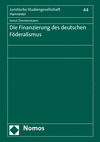 Horst Zimmermann - Die Finanzierung des deutschen Föderalismus